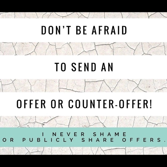 Love an item, not the price? Send me an offer!